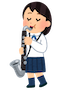 suisougaku_bass_clarinet_woman