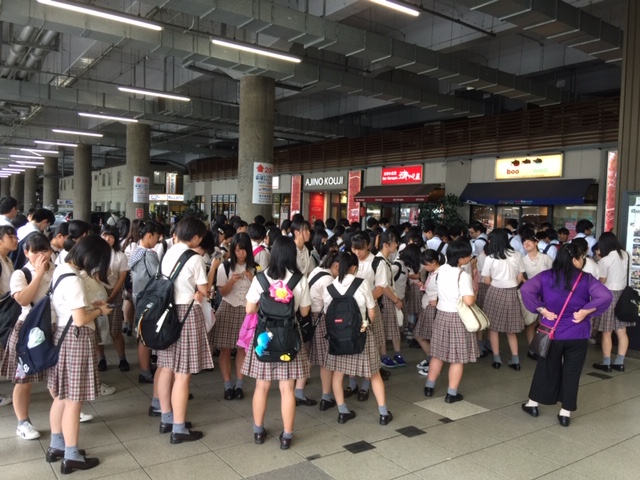 新大阪駅にて